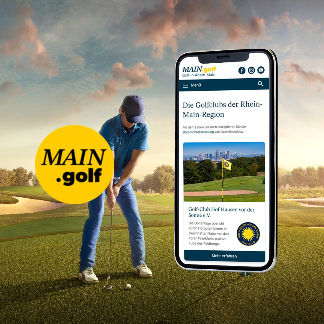 main.golf Website Relaunch